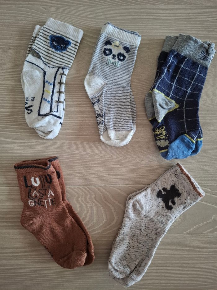 Lot 5 paires chaussettes 12mois
