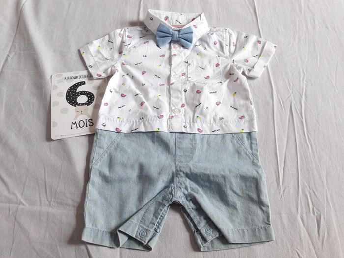 Combinaison été habillée Primark 6m neuve