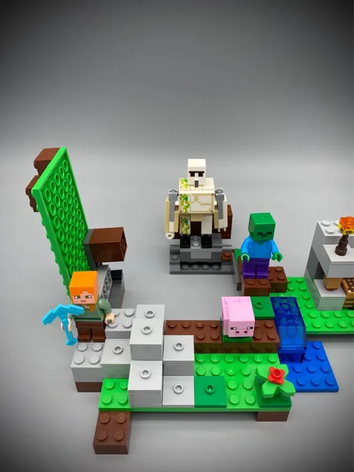 LEGO Minecraft 21123 - Le Golem de Fer - Complet avec Notice - photo numéro 4