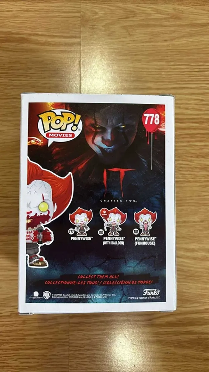 Funko Pop 778 Pennywise with skateboard - photo numéro 3