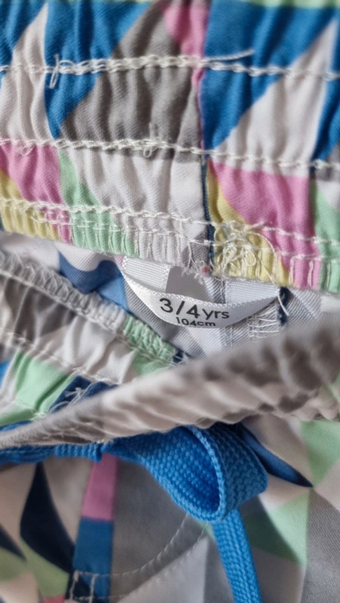 Short geometrie taille 3-4ans - photo numéro 5