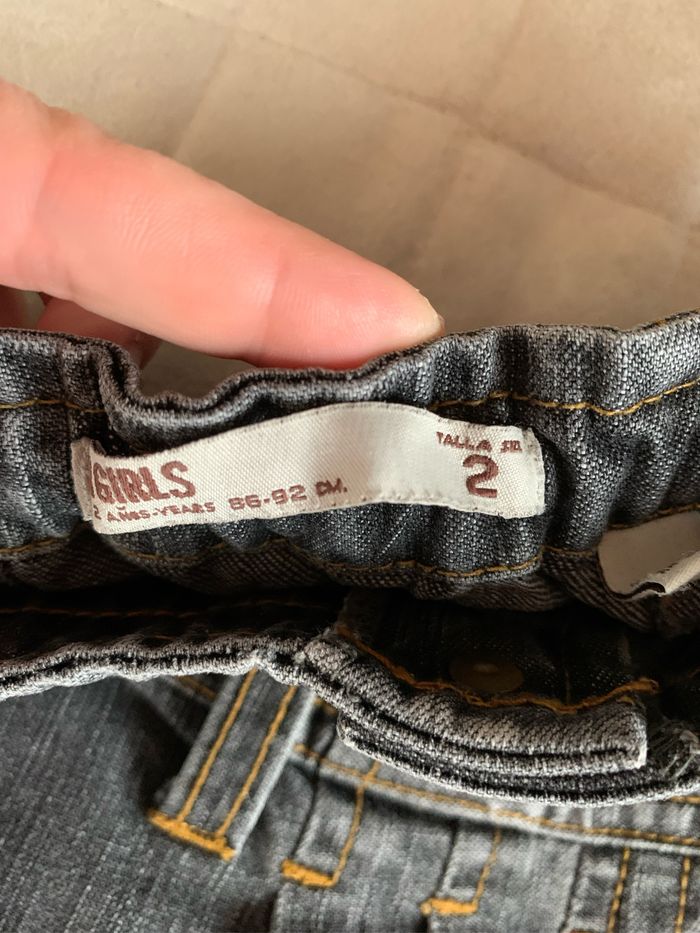 Jupe en jean noir 2 ans - photo numéro 3
