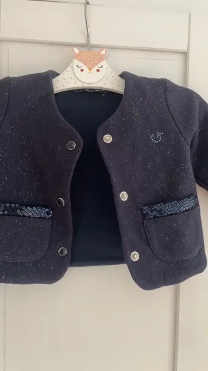 Ensemble Gilet Gymp et blouse Tissaia 3 mois - photo numéro 8