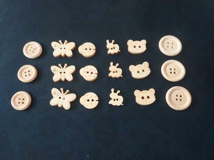 Bouton en bois