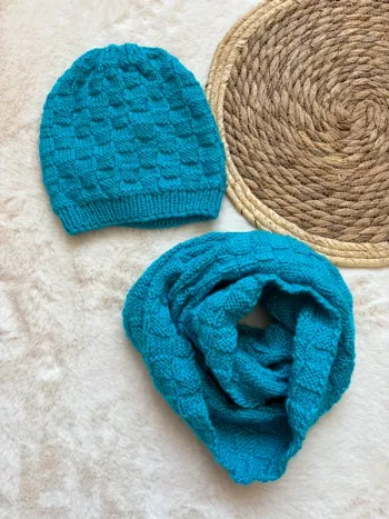Ensemble bonnet écharpe