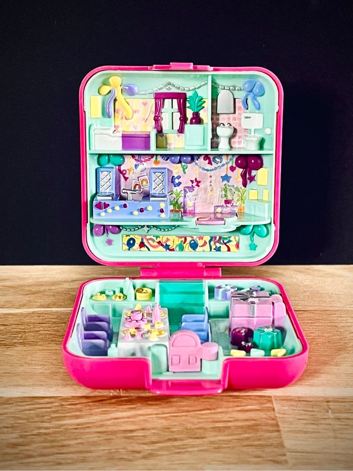 Polly Pocket Bluebird 1989 Partytime Surprise Anniversaire Surprise
