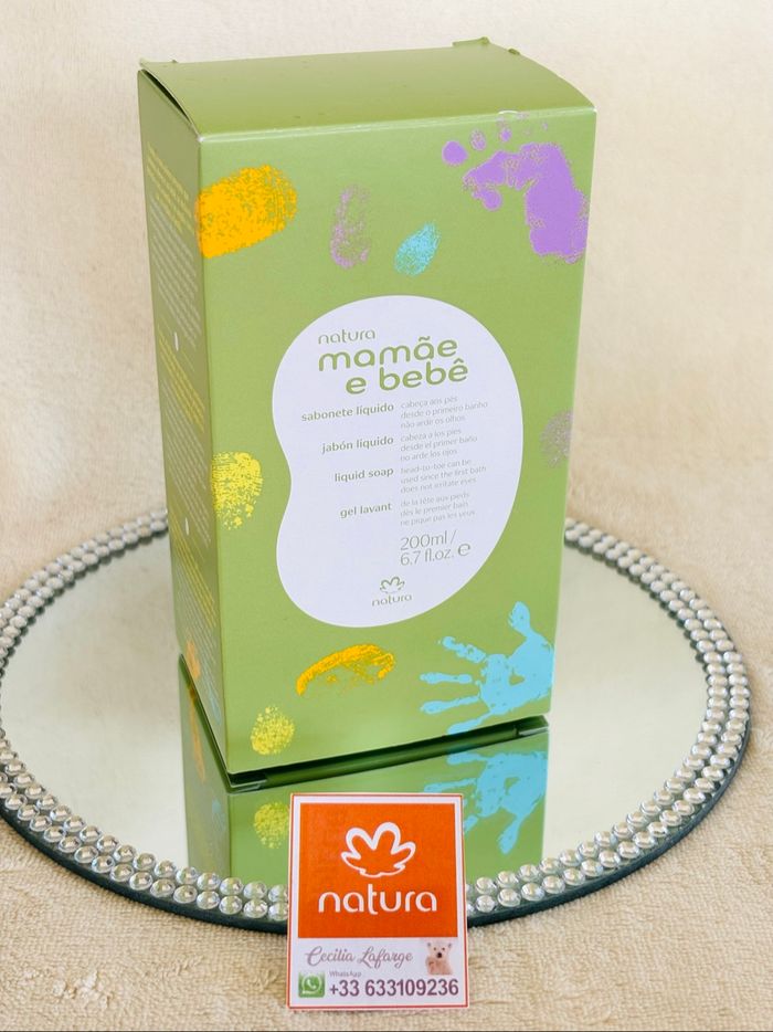 Savon liquide, gel pour bébé Natura Mamãe e Bebê - photo numéro 3