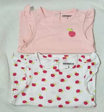 lot de 2 tee shirts Orchestra