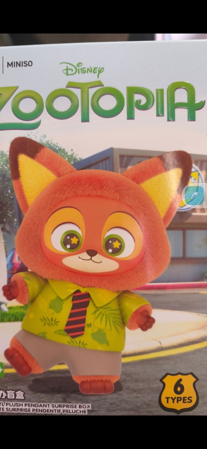Zootopia Miniso authentique