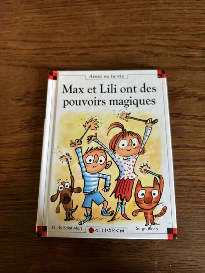 Livre Max, Max et Lily ont des pouvoirs magiques
