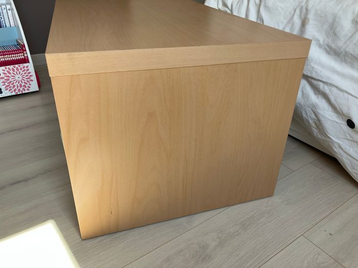 Meuble bas hêtre 100x60,5x50,5 cm - photo numéro 5