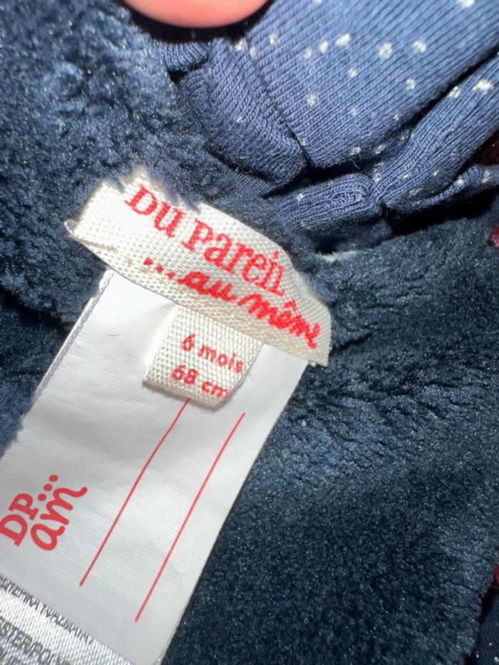 Ensemble robe + sous pull chat du pareil au même - photo numéro 4