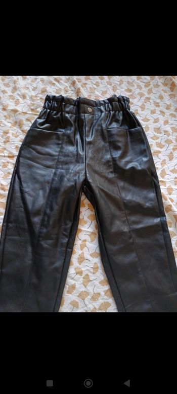 Pantalon simili cuir 7 ans Kiabi