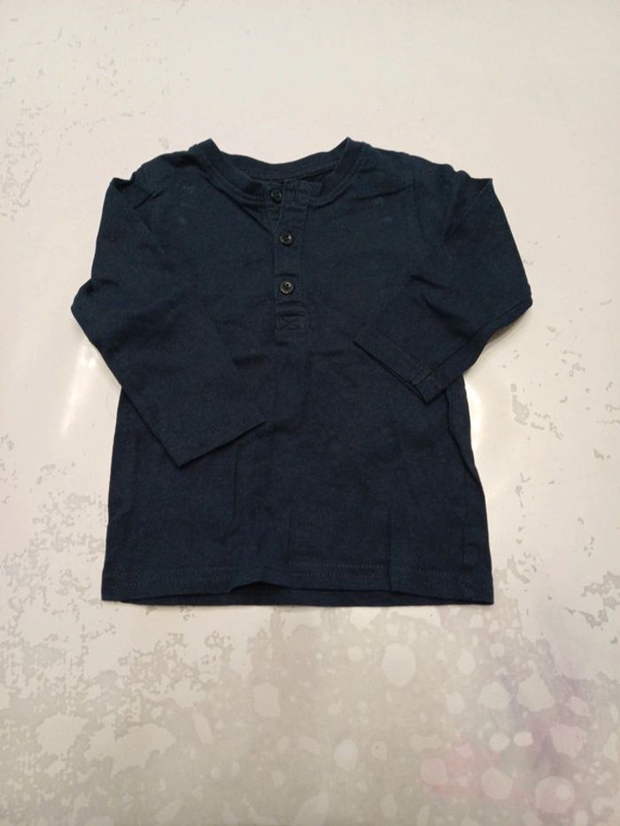 Lot 5 t-shirts Garçon manches longues 12 mois Gemo très bon état - photo numéro 11
