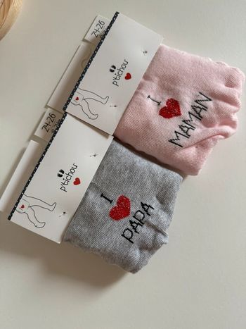 Lot Collant Papa & Maman 24/26