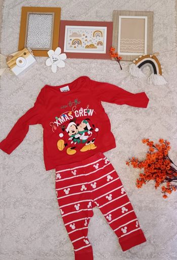 Ensemble Noël Disney bébé 6 mois 🌸
