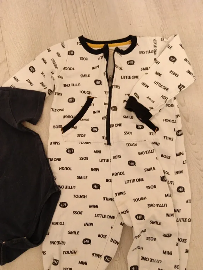 Combi pyjama sans pied 86/92cm - photo numéro 2