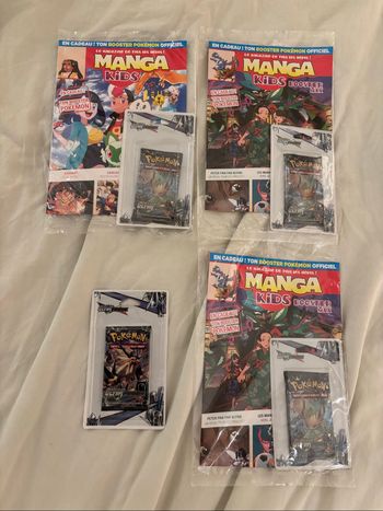 Lot de 4 blister Pokémon ultra prisme soleil et lune