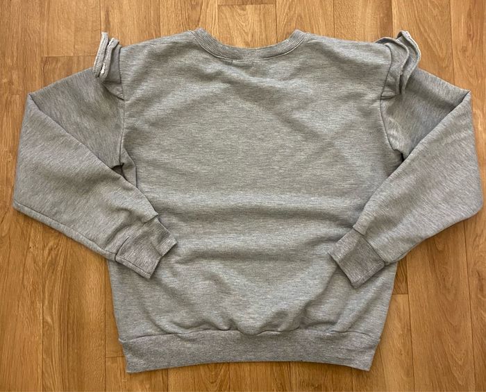 Sweat-shirt gris femme S/M - photo numéro 2