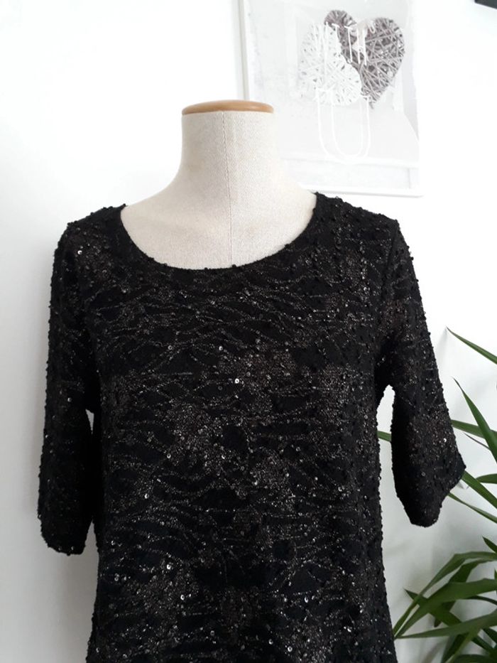 Haut de cérémonie Noire Taille L🌿💞 - photo numéro 4