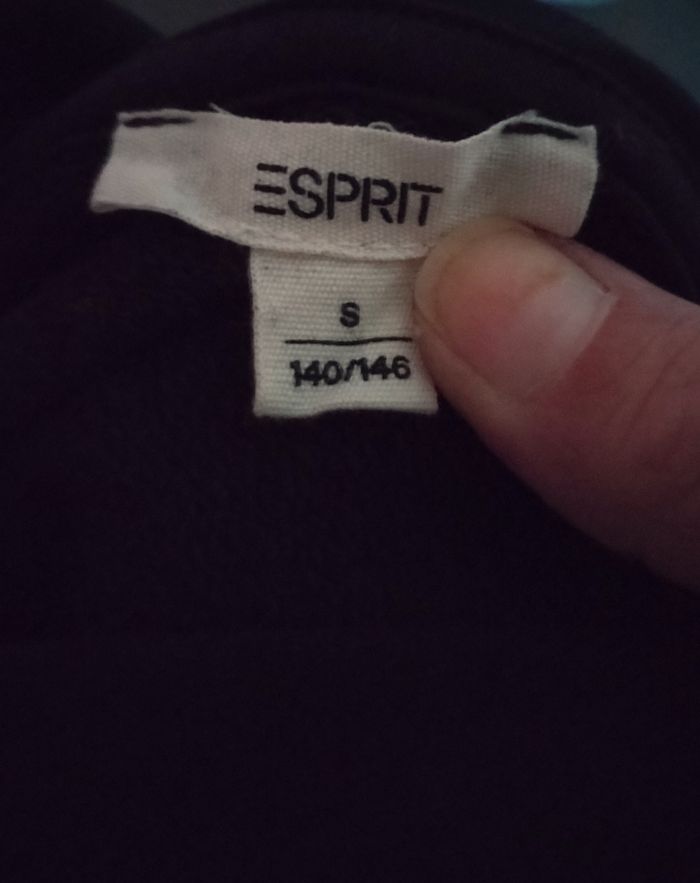 Sweat à capuche "Esprit" 10/11 ans 100% coton neuf + un tee shirt offert - photo numéro 5