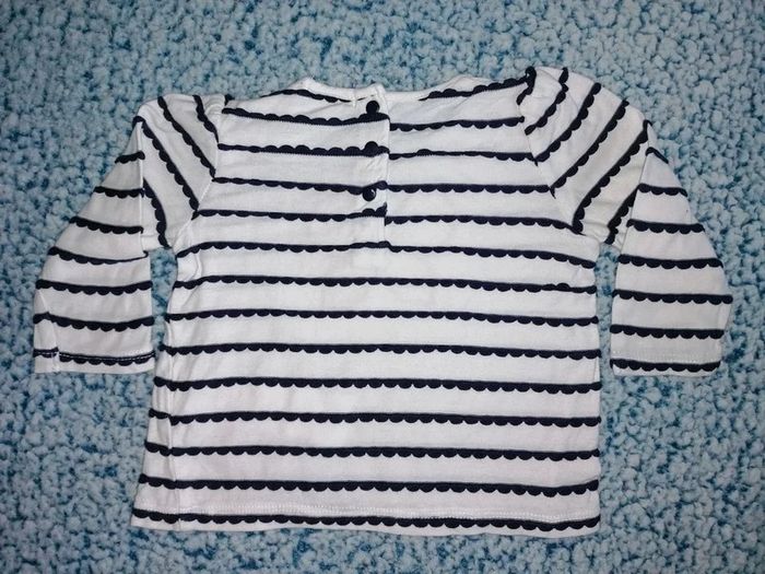 Tee-shirt fille taille 6 mois - photo numéro 2