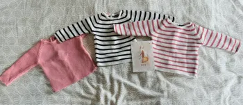 Lot de 3 pulls fille - Kiabi - Taille 1 mois
