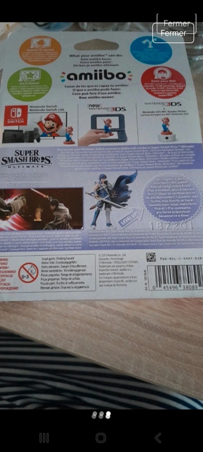 Magnifique amiibo neuf emballé super smash bros - photo numéro 3