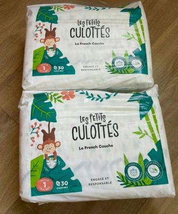 Lot de couches les petits culottés taille 1