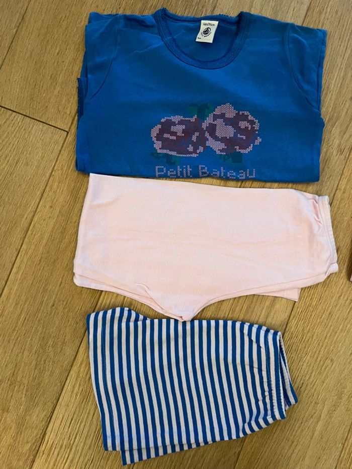Lot de 2 pyjamas automne hiver petit bateau 6 ans très bon état - photo numéro 3