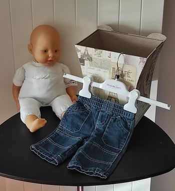 Intemporel – Bermuda en jean bébé garçon 3 mois
