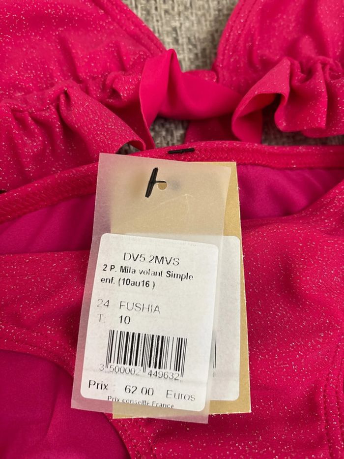 Maillot de bain enfant kiwi 10 ans - photo numéro 3