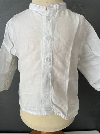 Chemise blanche bébé