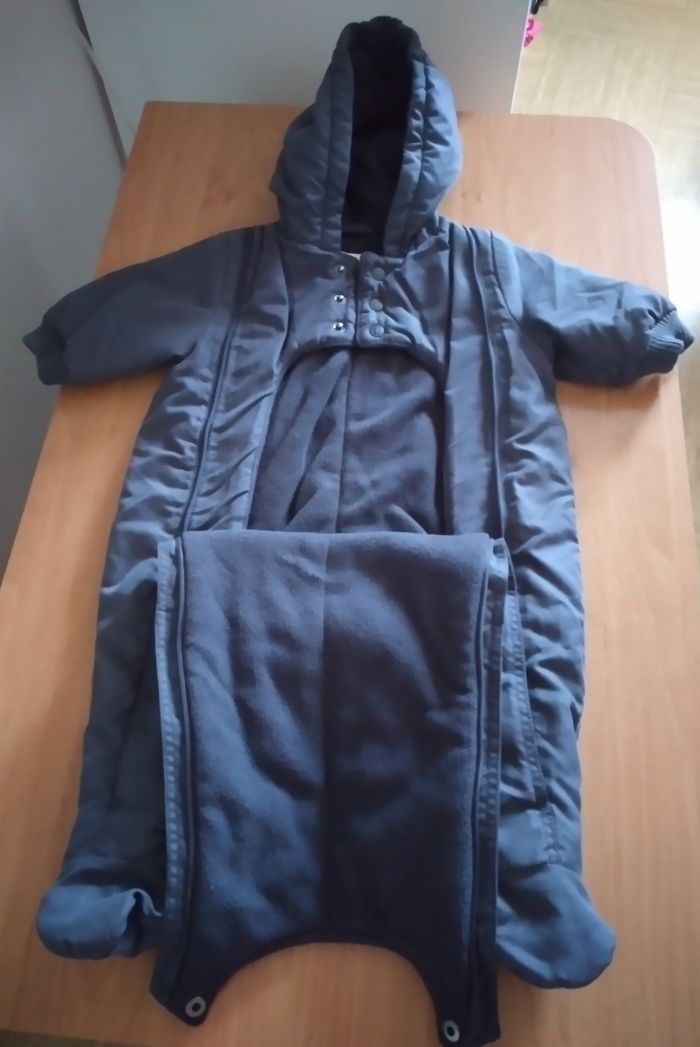 Combi-pilote à capuche DPAM 3 mois garçon - photo numéro 3