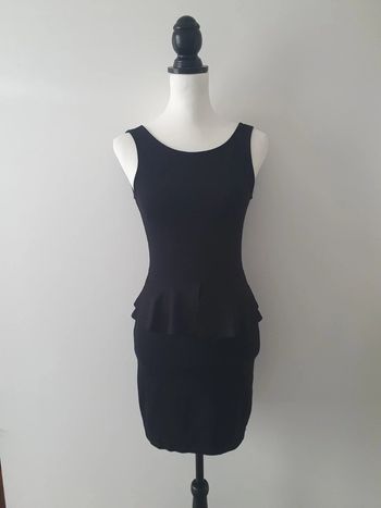 Robe à basque noire - Zara Trafaluc - Taille M