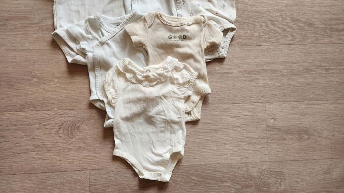 Lot de 16 bodies manches courtes fille – 3 mois (56-62 cm) - photo numéro 4