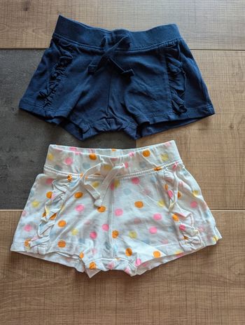 Lot de 2 shorts