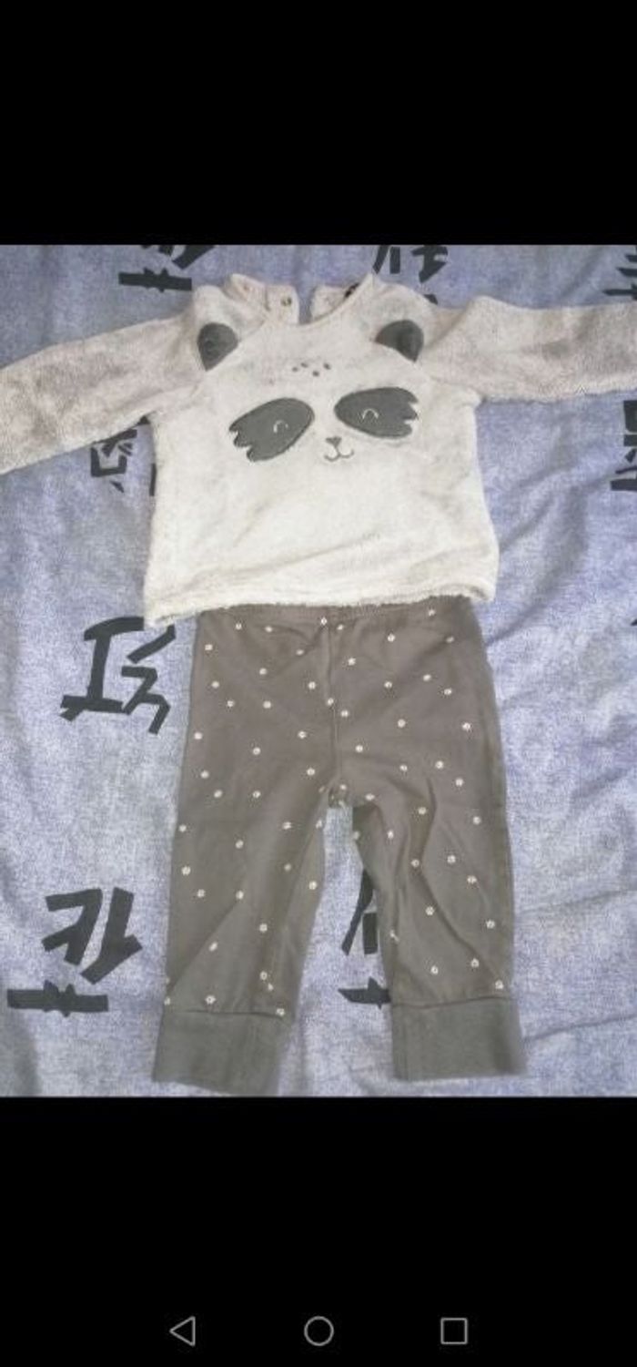 Pyjama 2 pièces haut chaud