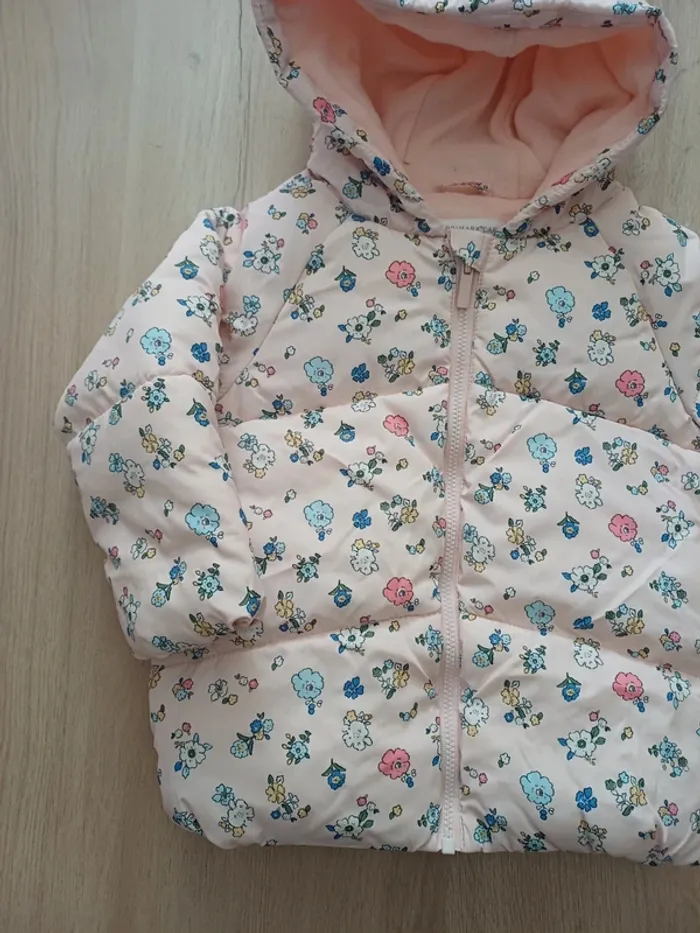 Manteau doudoune fleuri primark - photo numéro 2
