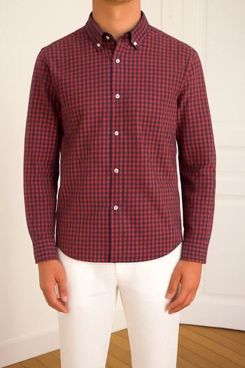 Chemise à carreaux Jules