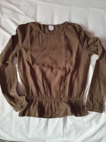 Blouse Little Karl Marc John kaki 14-16 ans