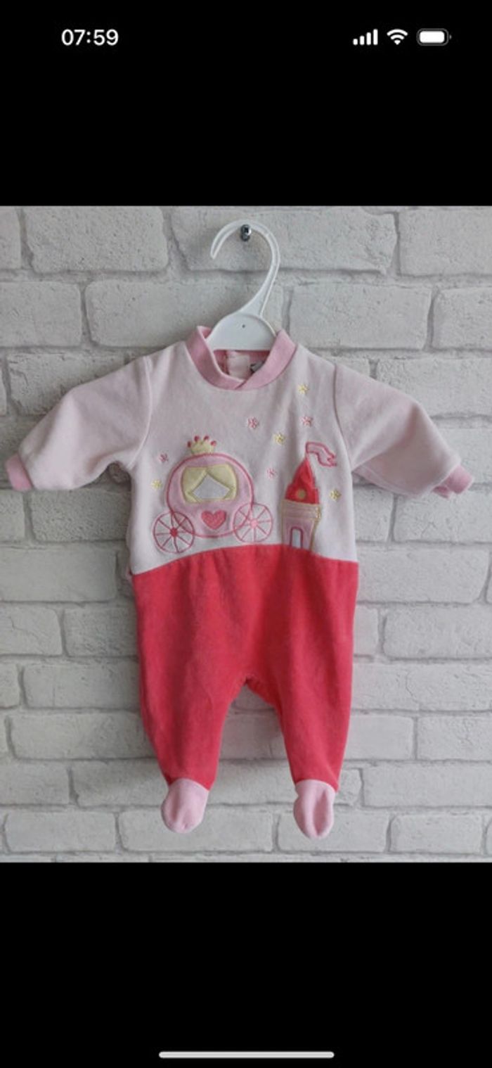 Pyjama Rêve De Princesse taille 1 mois