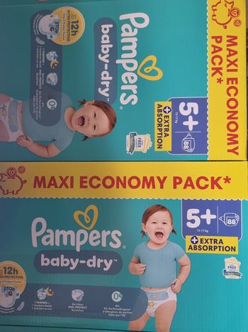 Pampers taille 5+
