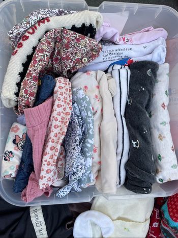 Lot vêtements bébé fille