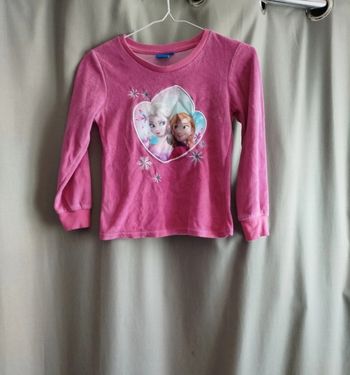 Haut pyjama reine des neiges fille