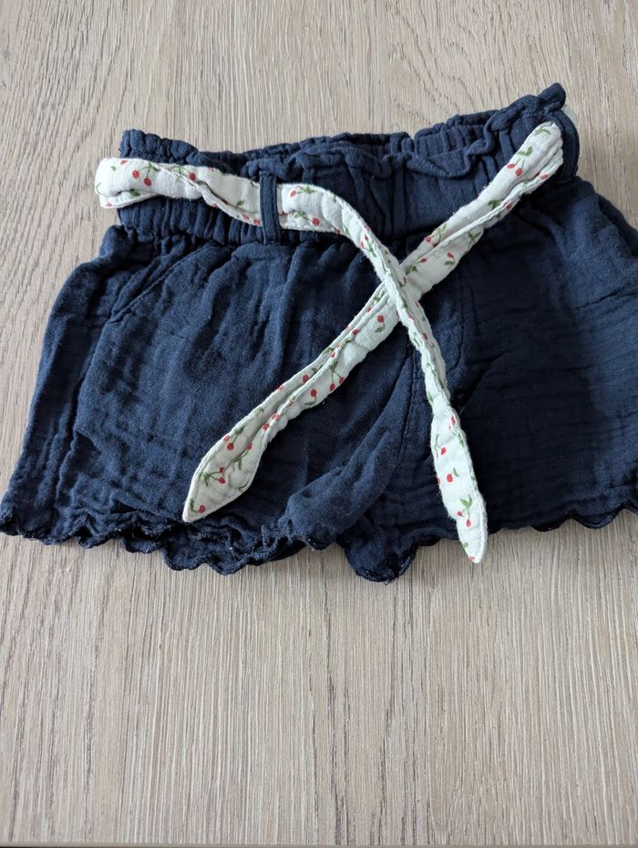 Short bleu marine Verbaudet 12 mois
