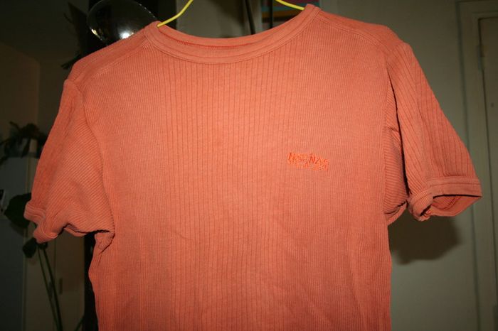 🌸Tee-shirt côtelé corail "NafNaf" Y2K Taille 40🌸 - photo numéro 2