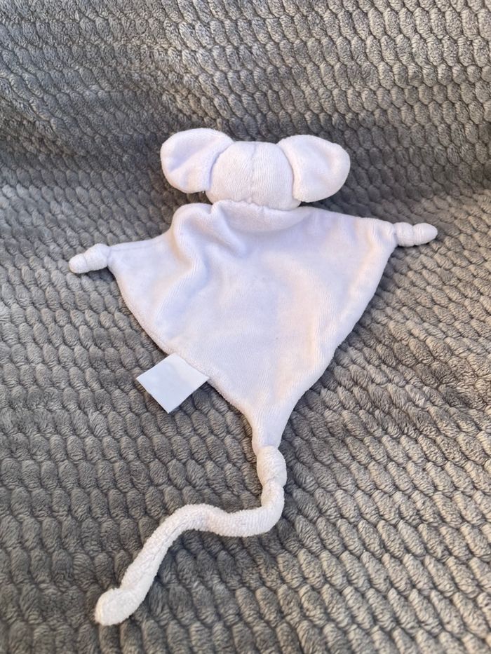 Doudou plat souris rose Babygro - photo numéro 2