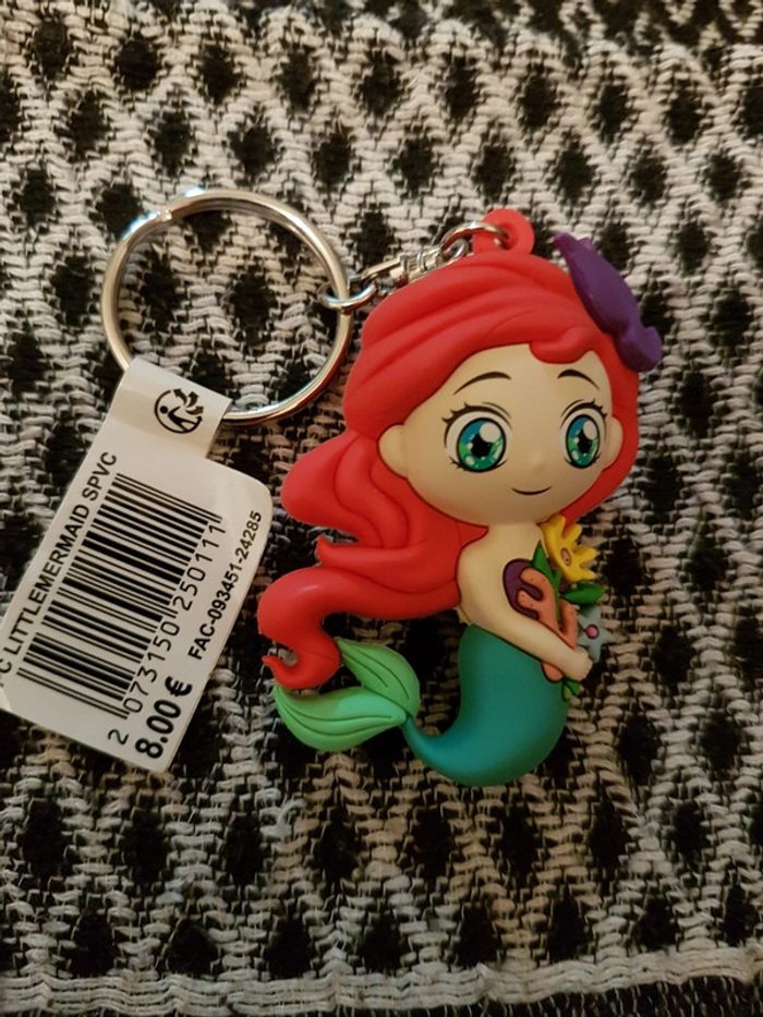 Porte clé Arielle Disney