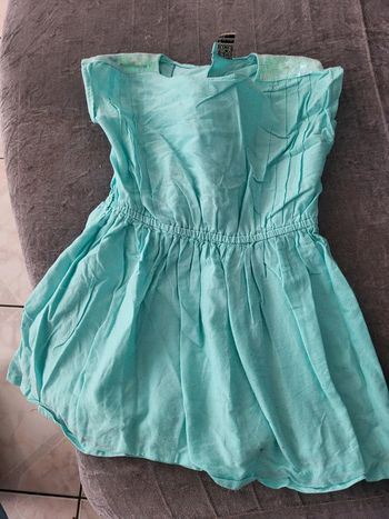 Robe verte Tape à l oeil 2 ans